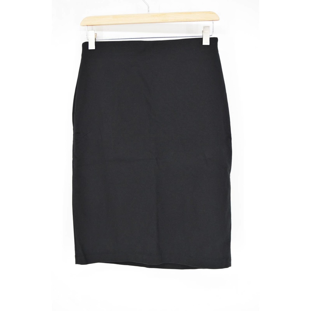PHILOSOPHY classic jersey pencil skirt black size 6 women's